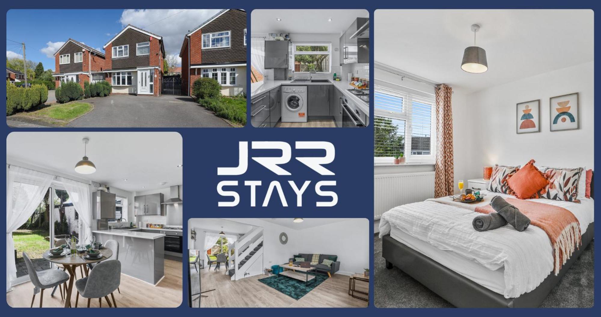 Wolverhampton - Amazing 3 Bedroom, Sleeps 6, Wi-Fi - Jrr Stays Exterior photo